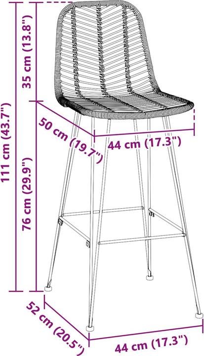 Image du produit vidaXL Barhocker