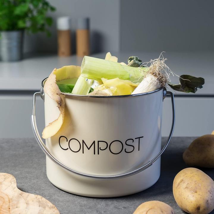 Produktbild Navaris Komposteimer mit Kohlefilter (3 l)