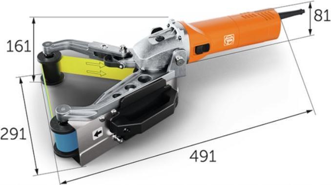 Immagine prodotto Fein Smerigliatrice per tubi RS 17-70 E (Levigatrice a nastro per tubi, 1700 W)