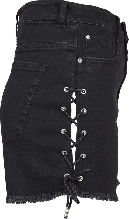 Produktbild Urban Classics Ladies Highwaist Denim Lace Up Shorts (32)