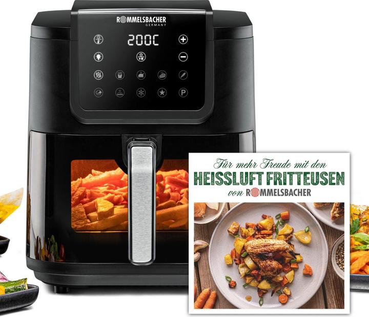 Actual product image Rommelsbacher Hot Air Deep Fryer FRH 1700