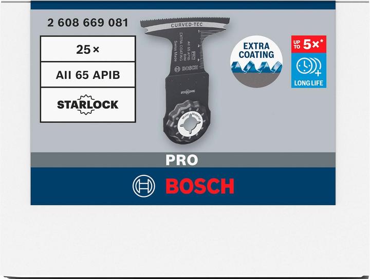 Produktbild Bosch Professional Zubehör PRO AII 65 APIB Blatt für Multifunktionswerkzeuge, 65 x 40 mm