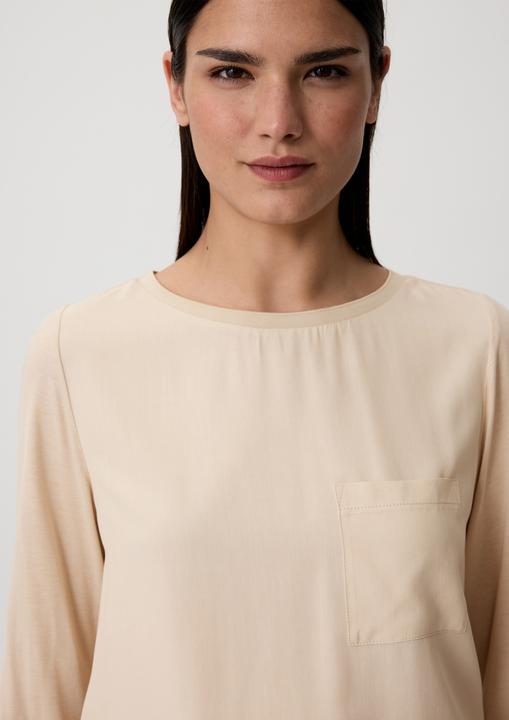 Produktbild Comma T-Shirt Longsleeve mit Blusenfront (36)