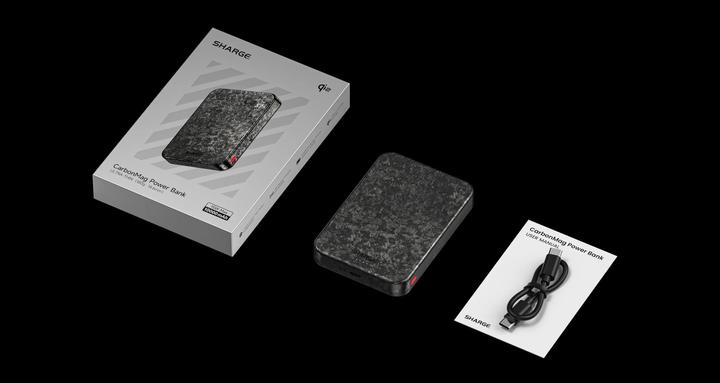 Produktbild Sharge CarbonMag (10K) (10000 mAh, 20 W, 38.50 Wh)