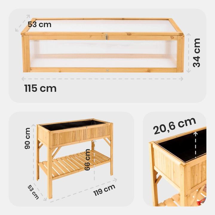 Image du produit Arebos Holz Hochbeet