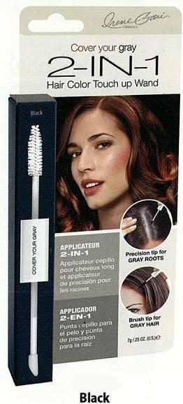 Cover Your Gray hair Color Touch up Wand 2in1 Black 7 g (Noir)