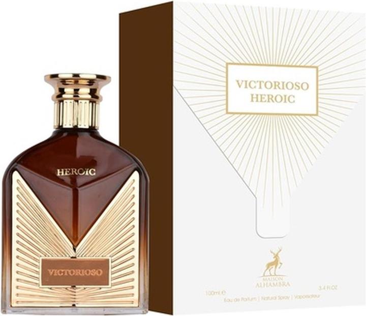 Actual product image Maison Alhambra Victorioso Heroic For Men Eau De Parfum Spray 3.4 Ounce (Eau de parfum, 100 ml)