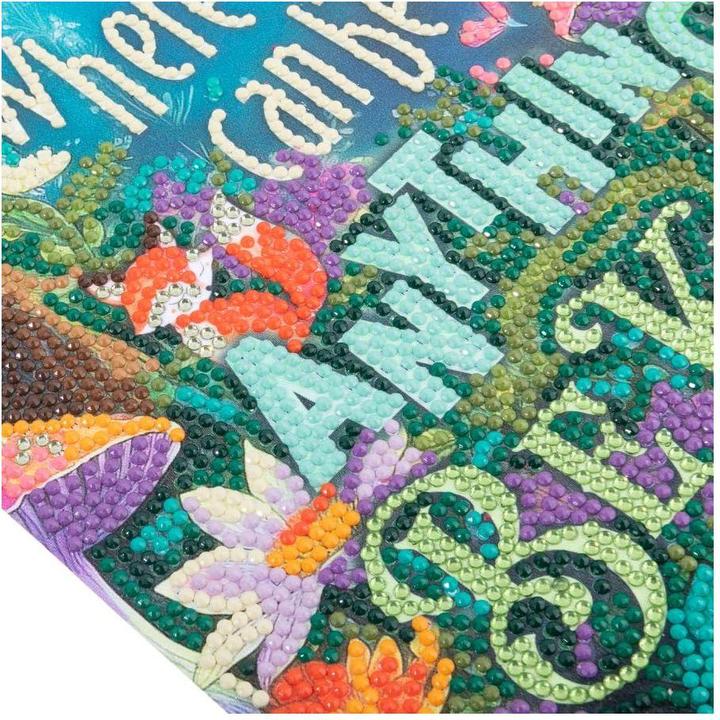 Immagine prodotto Craft Buddy Be Kind, 20x30cm Mini Crystal Art Scroll Kit