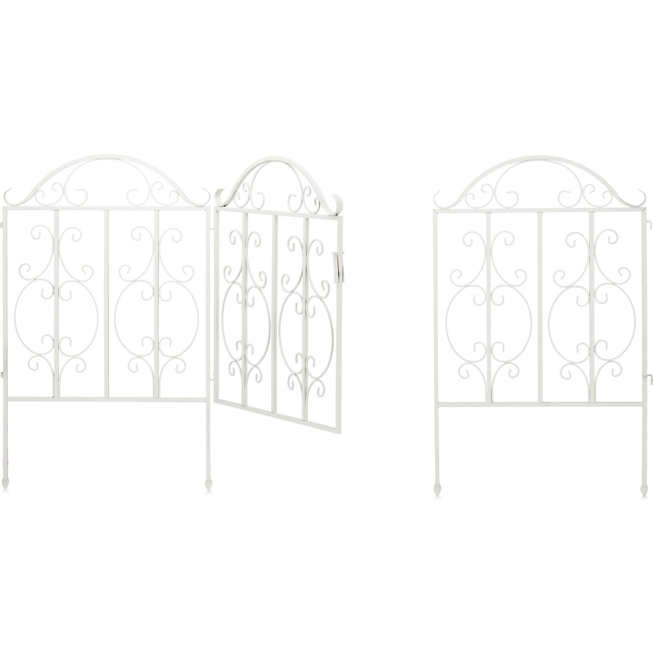 Relaxdays, Gartenzaun, Gartentor