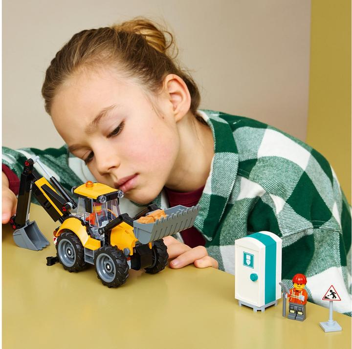 Produktbild LEGO Gelber Baggerlader (21593, LEGO City)