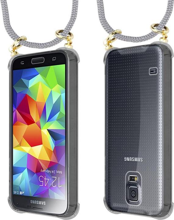 Actual product image Cadorabo Necklace Case TPU Handy Kette GOLD