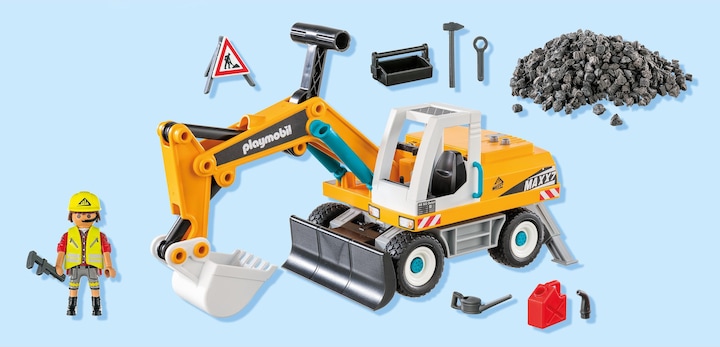 Productafbeelding Playmobil Graafmachine (71749, Playmobil Actie Helden)