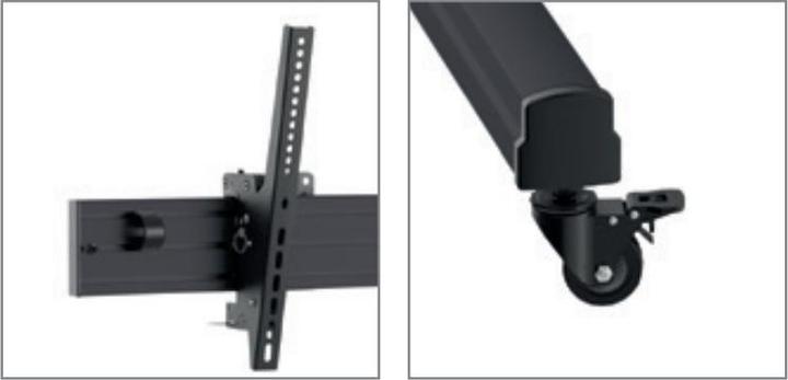 Actual product image Multibrackets Display feet (55", 70 kg)