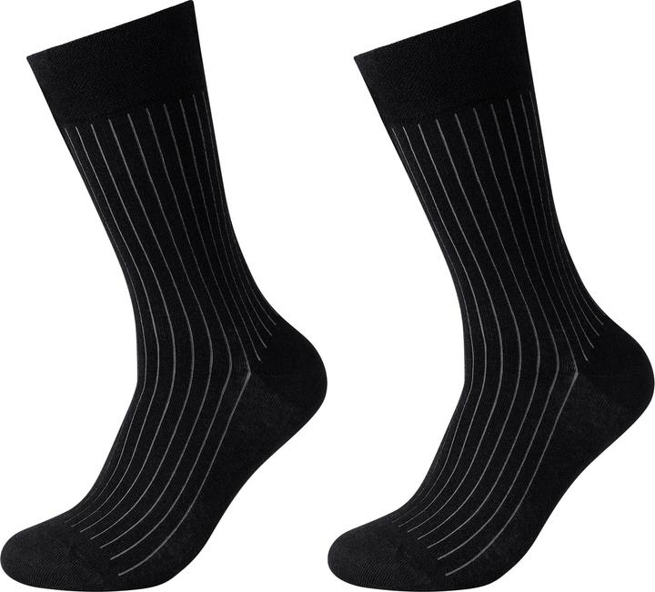 Produktbild Camano Men ca-soft shadow stripes Socken 2p (2er Pack, 43 - 46)