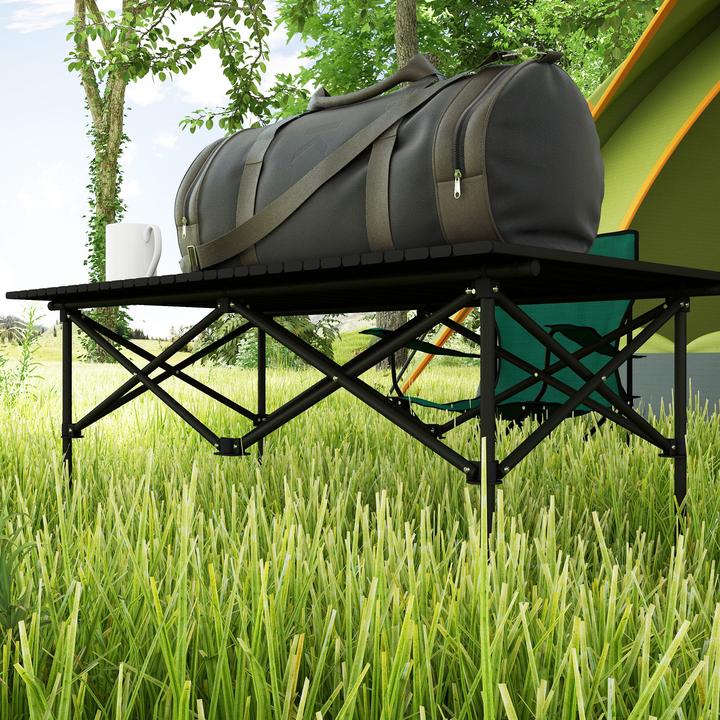 Image du produit Outsunny Campingtisch Aluminium Schwarz