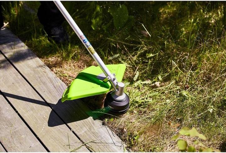 Greenworks GD24X2TX Trimmer 2x24V egnet til vedhaeftning - uden batteri og lader - Without battery an (Trim line)