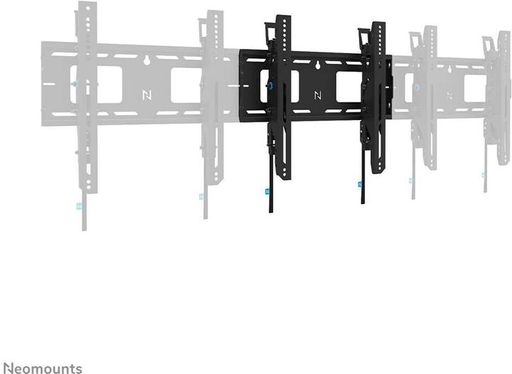 Image du produit Neomounts Support mural 400x400mm 100kg/32-75"/incliné/noir/charge lourde (Mur, 100 kg, 32" - 75")