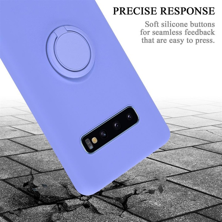 Actual product image Cadorabo TPU Liquid Ring Silicone Case Cover (Samsung Galaxy S10)