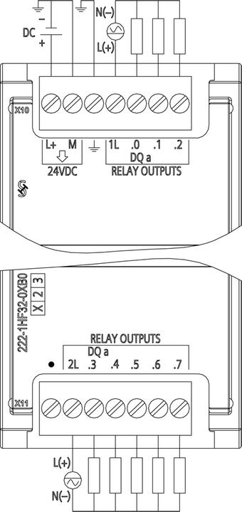 Produktbild Siemens DIGITAL OUTPUT SM 1222, 8 DO, RELAY (75 mm)