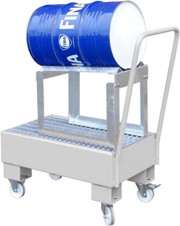 Produktbild kaiserkraft Auffangwanne aus Stahlblech, fahrbar