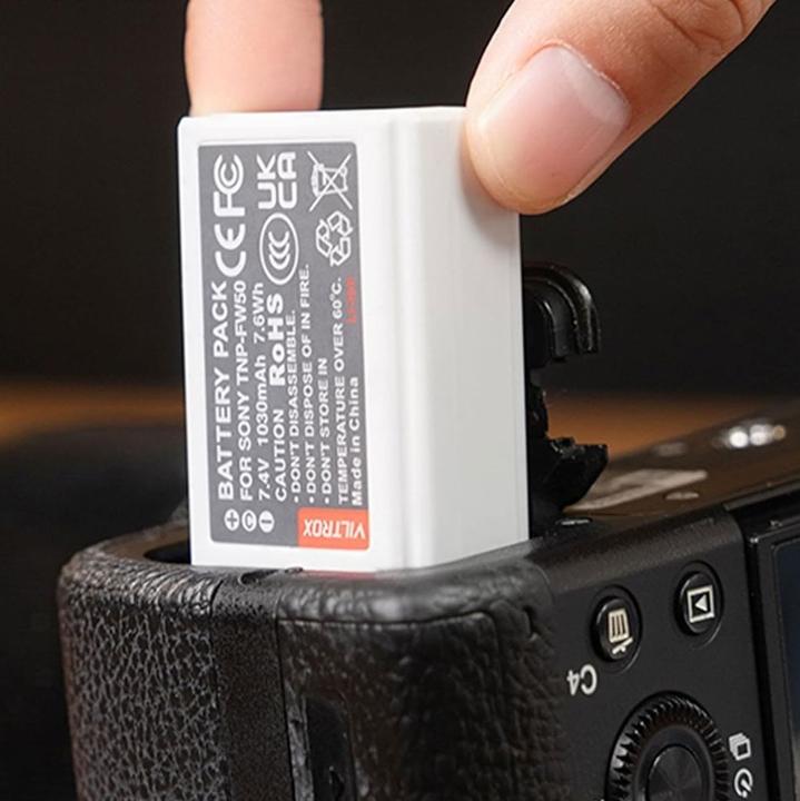 Immagine prodotto Viltrox Batteria TNP FW50 ( NP FW50 ) TIPO C 1030MAH per fotocamera Sony (Batteria della fotocamera)