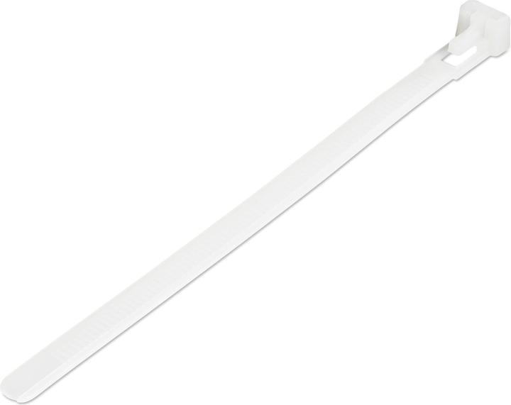 Actual product image StarTech 15cm(6") Reusable Cable Ties, 7mm(1/4") wide, 35mm(1-3/8") Bundle Dia. 22kg(50lb (Plastic cable ties, 150 mm, 100 pcs.)