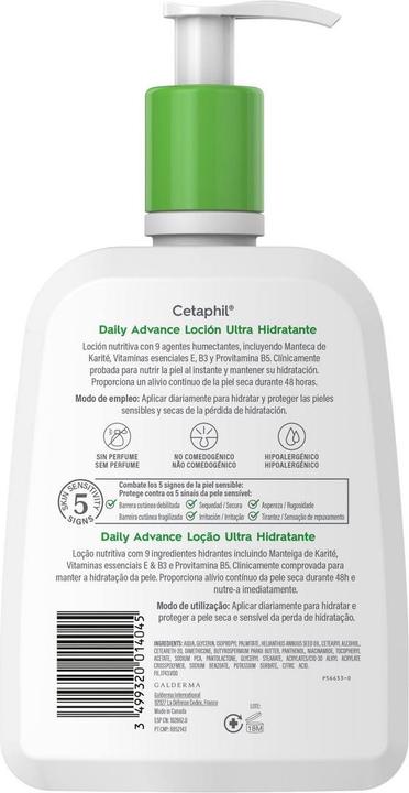Cetaphil Daily Advance Ultra Hydrating Lotion (Körperlotion, 473 ml)