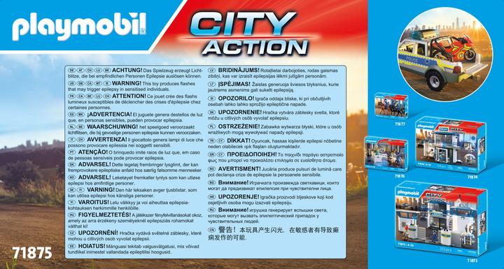 Produktbild Playmobil 71875 Verfolgungsjagd mit Polizei Pick-Up (71875, Playmobil Action Heroes)