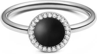 Immagine prodotto Daniel Wellington Elegant Ring With Black Agate And Crystals Audrey Dw0040138 (54)