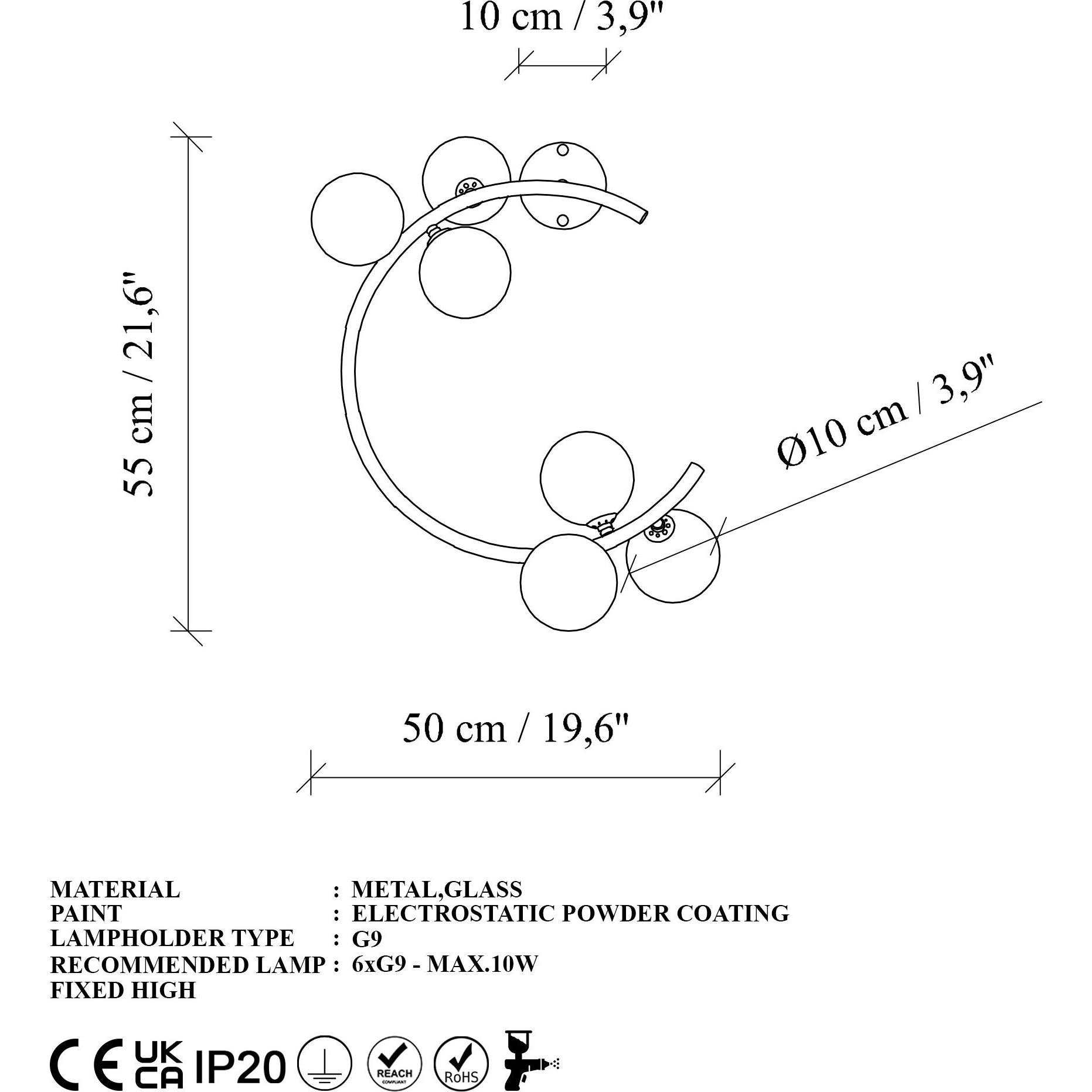 Thumbnail - Opviq, Wandleuchte + Deckenleuchte, Luminar Wall Lamp