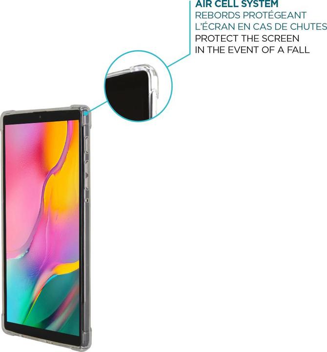 Actual product image Mobilis R Series Galaxy Tab 10.5" SM-X200/205-Transp. (Galaxy Tab A8)
