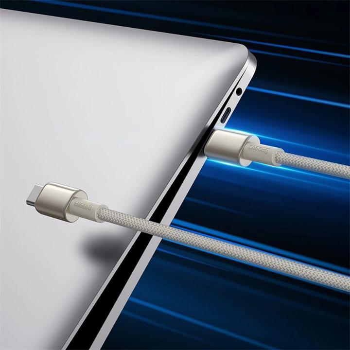 Produktbild Baseus Cable USB-C to USB-C Tungsten Gold, 100W, 2m (gold) (2 m, USB 2.0, 100 W)
