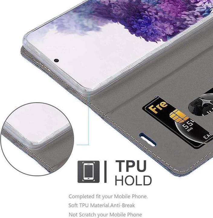Image du produit Cadorabo Couverture look jeans Book (Samsung Galaxy S20 Ultra)