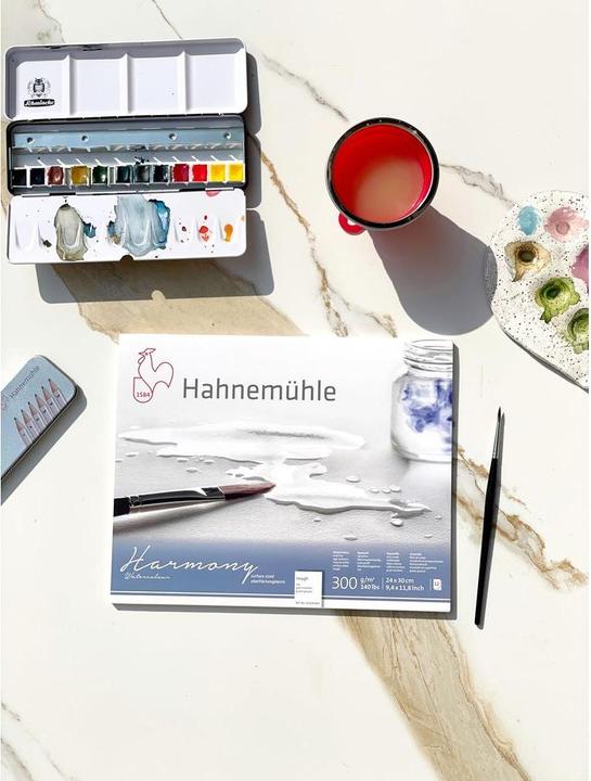 Actual product image Hahnemühle Harmony Watercolour A 4 rough 12 sheets 300 g (A4)