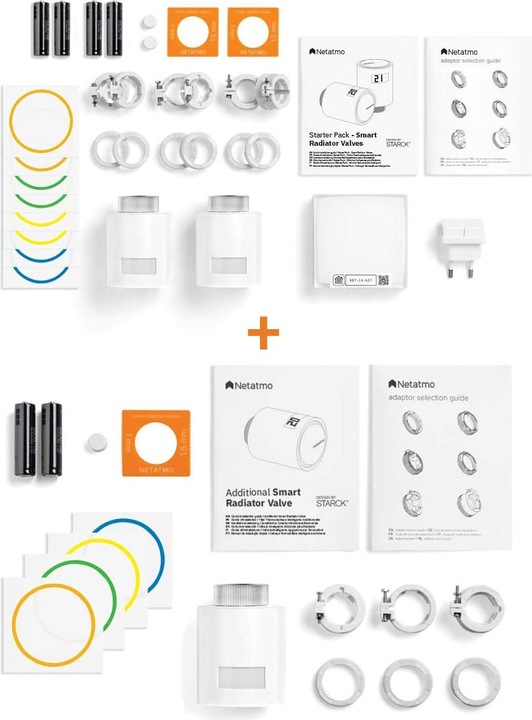 Image du produit Netatmo Kit de démarrage Ensemble d'avantages pour les vannes de radiateur intelligentes