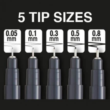 Image du produit Pentel Pointliner (Noir, 1 x)