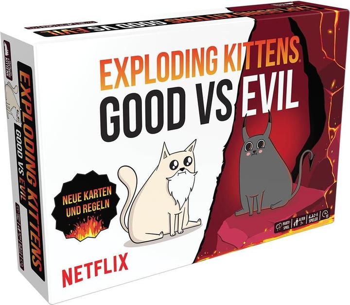 Image du produit Exploding Kittens Good vs Evil (Allemand, 2 - 5 Joueur)