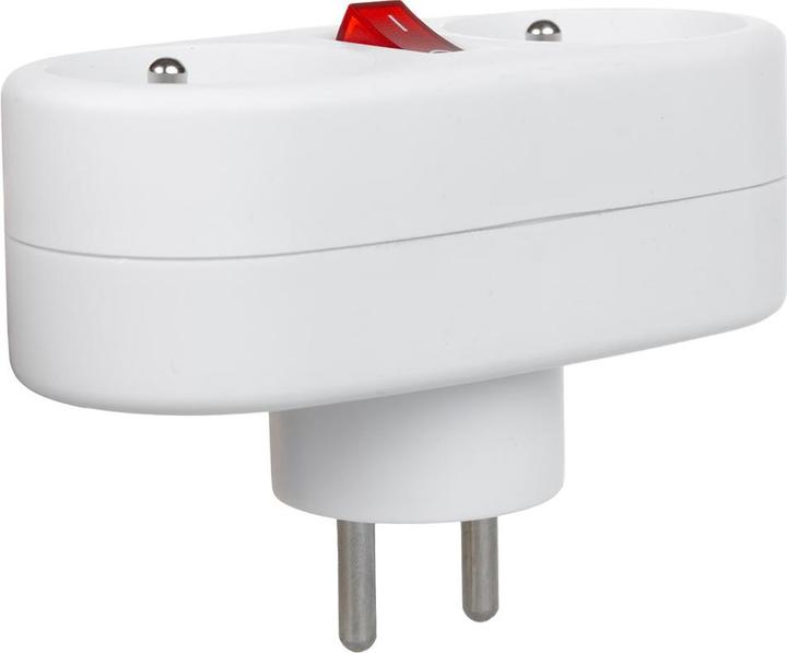 Produktbild Maclean MCE337 - Steckdosenverteiler mit 2 Steckdosen und Leitungsschutzschalter, Typ E, 2x16A (2x, CEE 7/4)