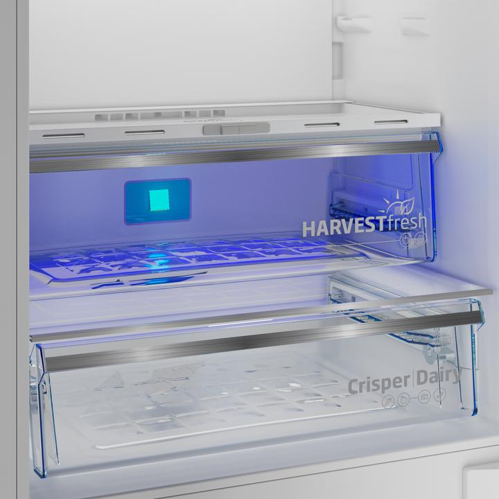 Actual product image Beko BCNE400E40SN Inbouw koel-vriescombinatie Ingebouwd 370 l E Wit (370 l)