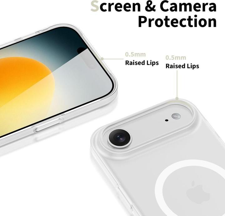 Actual product image Tech-Protect MagFlex MagSafe Case für iPhone 17 Air – Klar Matt (Apple iPhone 17 Pro)