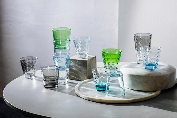 Produktbild Leonardo Trinkglas Optic Pastell 215 ml, 6 Stück, Mehrfarbig (0.22 l, 6 x)