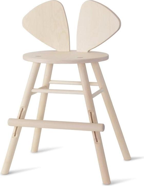 Actual product image Nofred Mouse High Chair Junior Age 3-9 White Wash Birch (High chair)