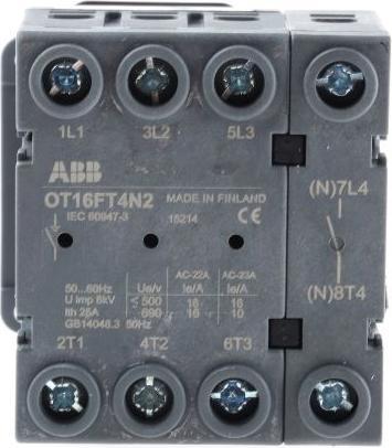Image du produit ABB Coupe-circuit, 4 P, 16A, 750V c.a.