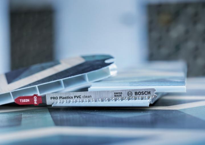 Image du produit Bosch Professional Zubehör Lame de scie sauteuse PRO Plastics PVC clean T102H, 100 mm, 5 pcs.