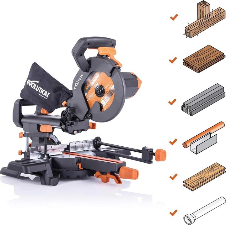 Immagine prodotto Evolution R210SMS PLUS 1500 W 210 mm Mitre Saw