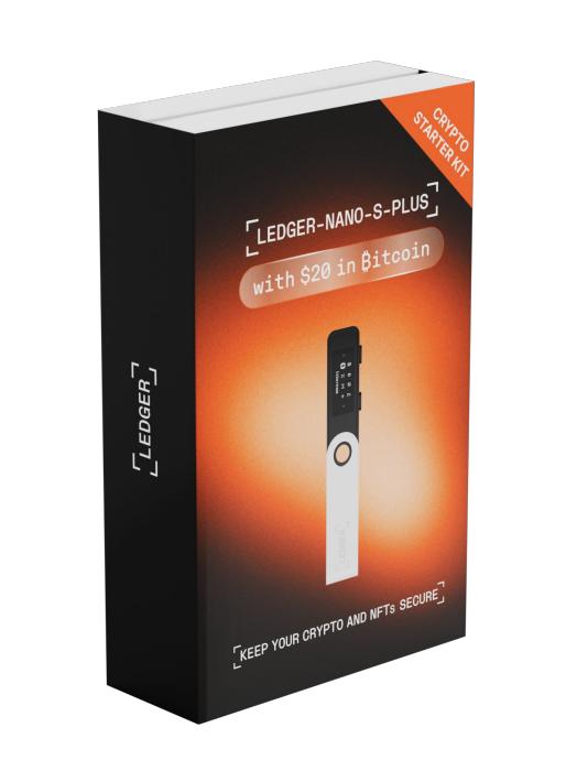Image du produit Ledger Kit de démarrage Nano S Plus incluant un bon d'achat de 20 $ en bitcoins (Cardano, Bitcoin, Lithécoïne, Ubiq, Bitcoin cash, Komodo, Se dépêcher, Zcash, Ethereum Classic, éther, Vertcoin, Stellaire, Neo)