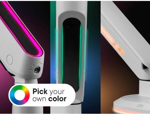 Actual product image One for All Monitor Halterung Experience RGB Single weiá (45")