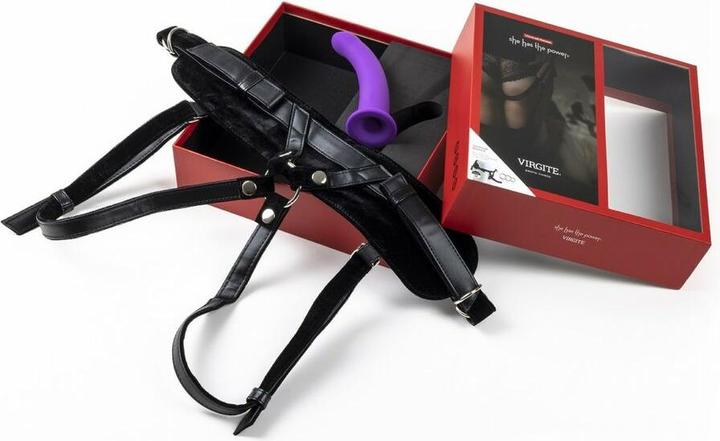Produktbild Virgite Gurt Mit Lila Dildo Grösse M