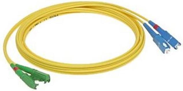 Actual product image OEM Patchkabel FO Duplex E2000/APC-SC/UPC 9/125μm SM 2m, OS2 (2 m)