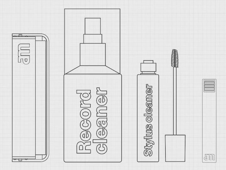 Productafbeelding AM Clean Sound platenreiniger box set (Platenspeler schoonmaken)